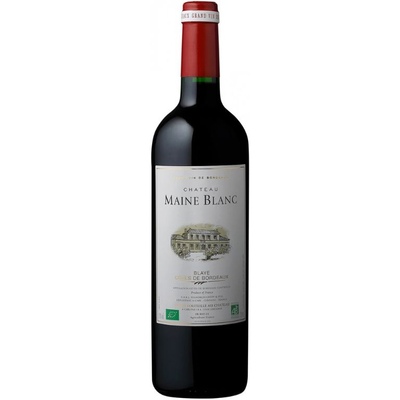 Красное сухое вино Chateau Maine Blanc Bio Blaye, Сotes de Bordeaux AOС, Франция, Бордо 